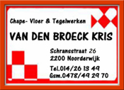 Vloer, chape- en tegelwerken Kris Van Den Broeck